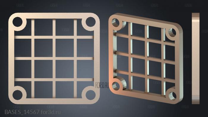 BASES_14567 stl model for CNC