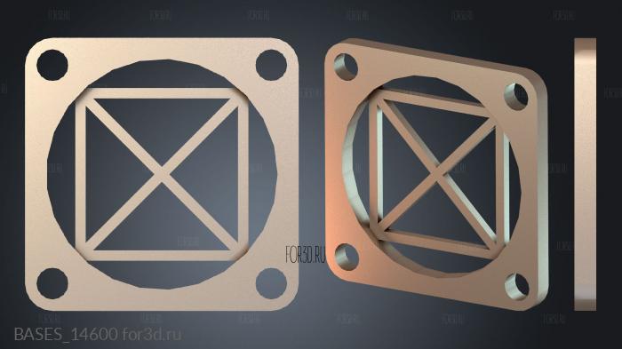 BASES_14600 stl model for CNC