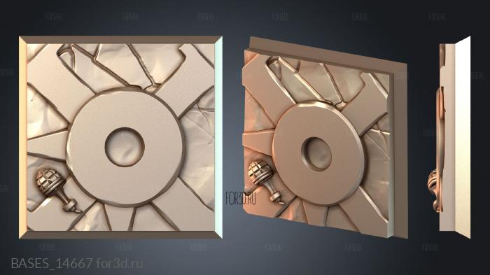 BASES_14667 stl model for CNC