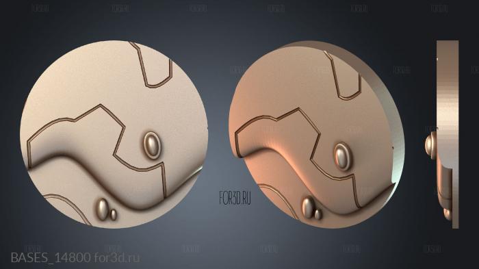 BASES_14800 stl model for CNC