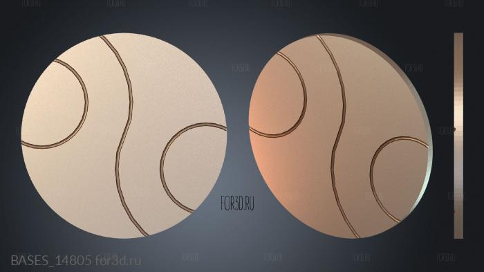BASES_14805 stl model for CNC