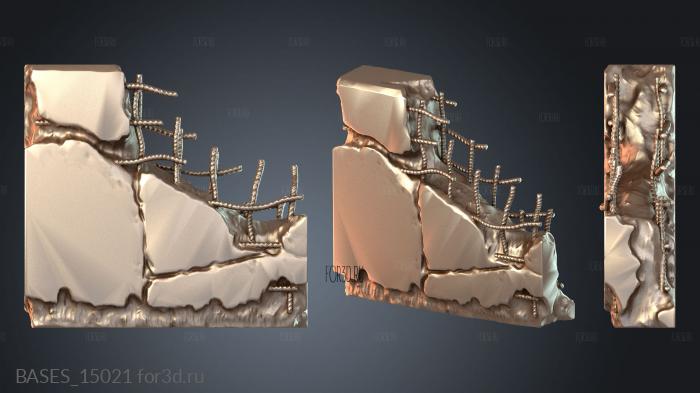 BASES_15021 stl model for CNC