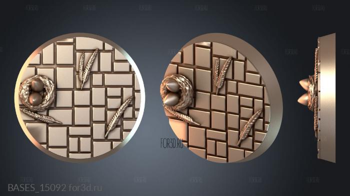BASES_15092 stl model for CNC