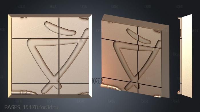 BASES_15178 stl model for CNC