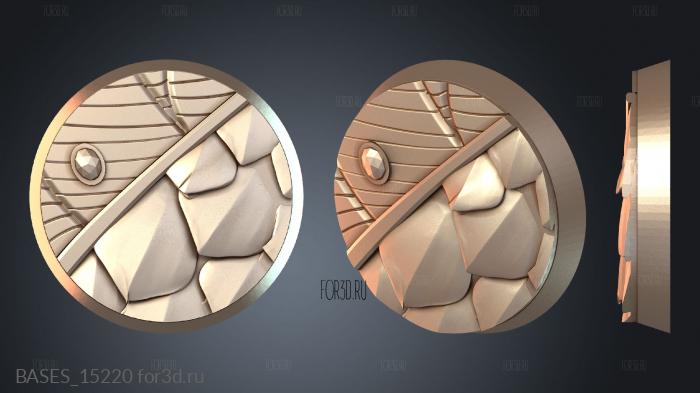 BASES_15220 stl model for CNC