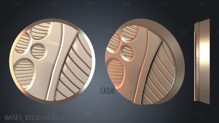 BASES_15230 stl model for CNC