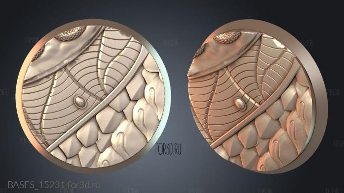 BASES_15231 stl model for CNC