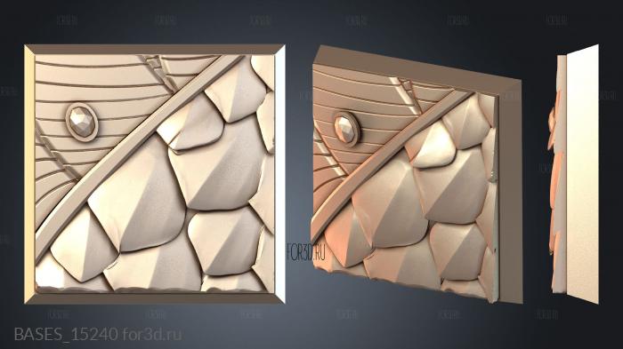 BASES_15240 stl model for CNC