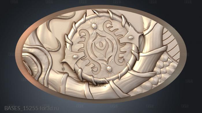 BASES_15255 stl model for CNC