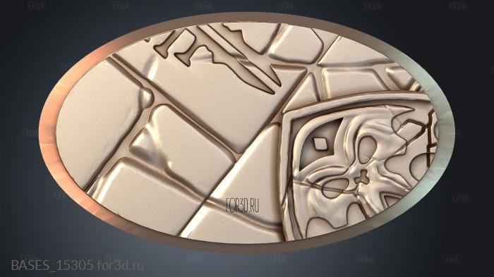 BASES_15305 stl model for CNC