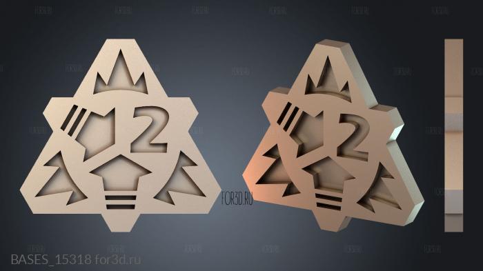BASES_15318 stl model for CNC