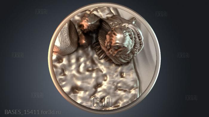 BASES_15411 stl model for CNC