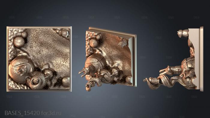 BASES_15420 stl model for CNC