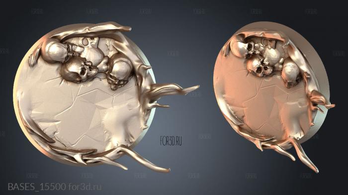 BASES_15500 stl model for CNC