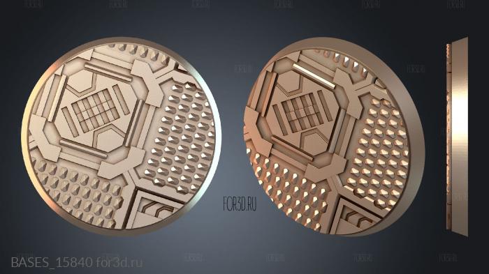BASES_15840 stl model for CNC