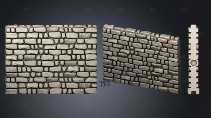 brick wall brick walls brick wall full stl model for CNC