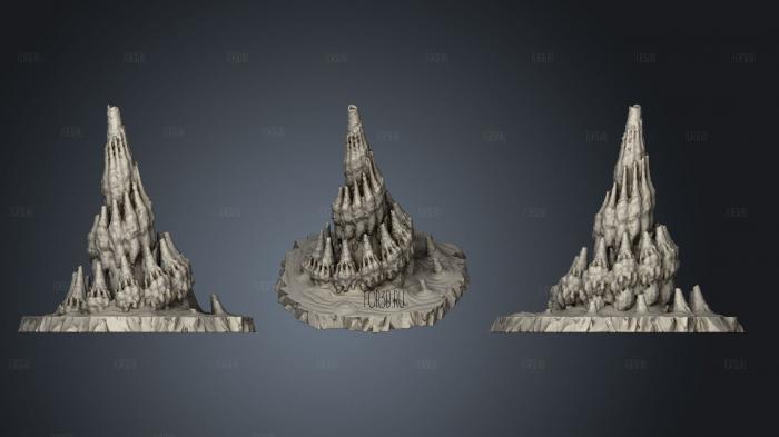 Buried Elder Things Dwellings 1 001 stl model for CNC