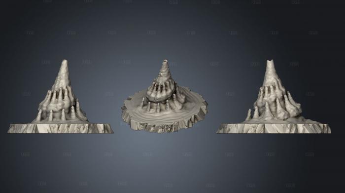 Buried Elder Things Dwellings 1 004 stl model for CNC