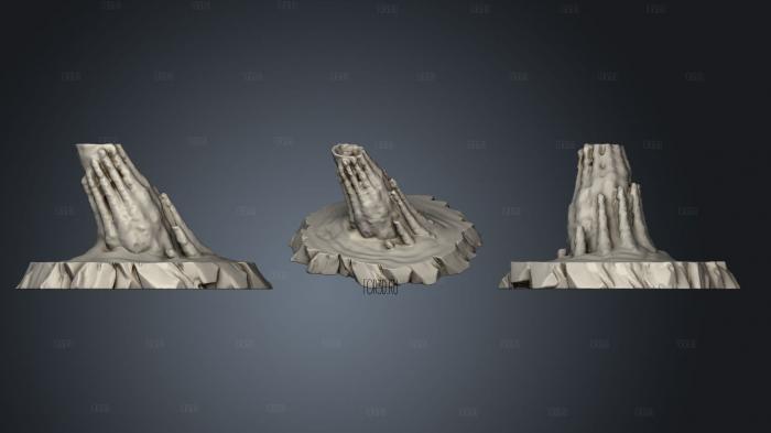 Buried Elder Things Dwellings 1 005 stl model for CNC