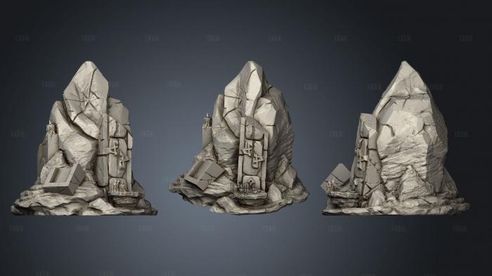 Dwarven Altar stl model for CNC