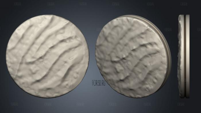 Empire of Scorching Sands Round Rough Sand 1 stl model for CNC