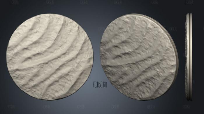 Empire of Scorching Sands Round Rough Sand 2 stl model for CNC