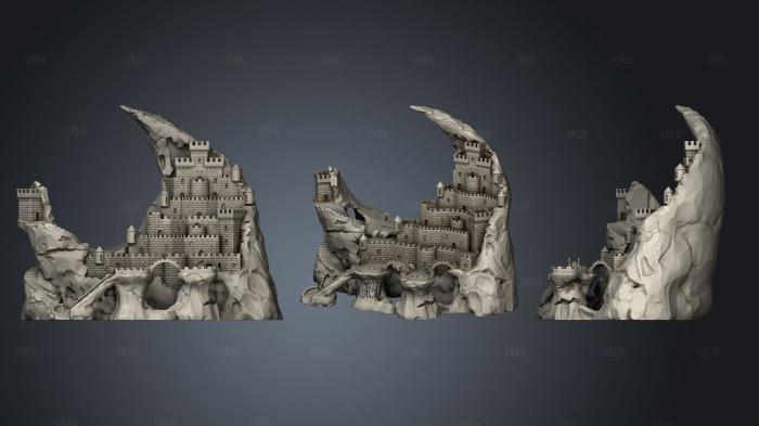fortress of the crescent stl model for CNC