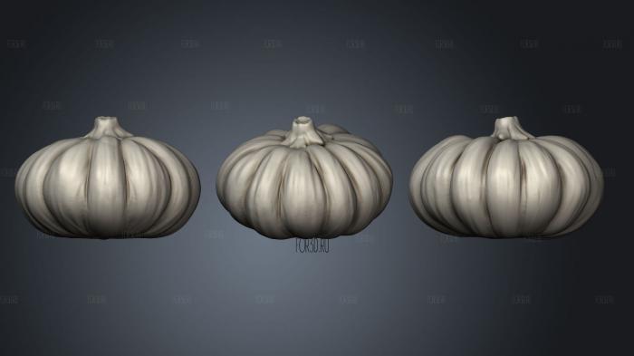 Halloween Base Pumpkin3 stl model for CNC