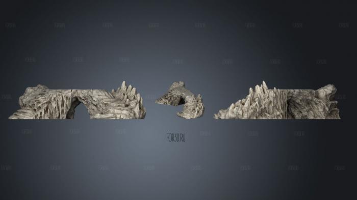 Ice Bridge stl model for CNC