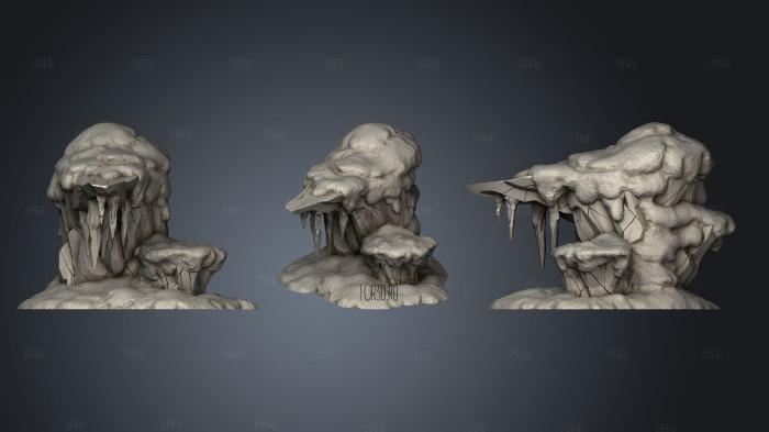 Ice Formation 02 Complete stl model for CNC