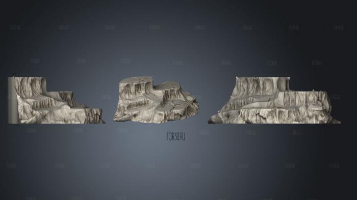 Ice Hill Huge 1 Split B stl model for CNC