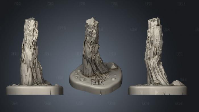 Marshy Dead Tree 1 004 stl model for CNC