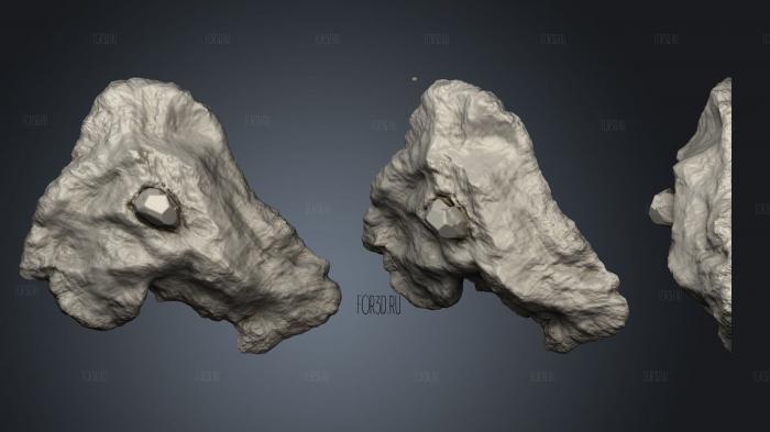 On Ancient Sands Props Bases E Sand Rock Small 3d stl модель для ЧПУ