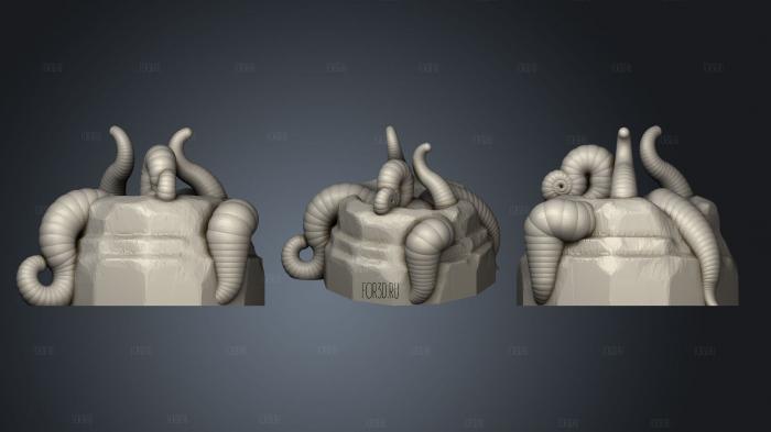 Pews and Pulpits Demon stl model for CNC