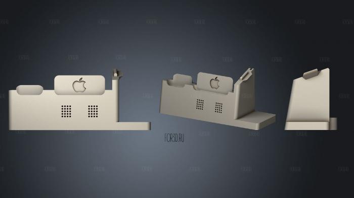 Ultmatei Phone X Dock Splitted stl model for CNC