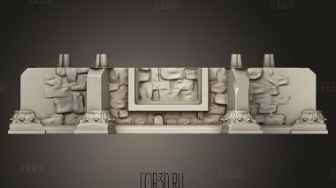 Заброшенный Мавзолей Секция Мавзолея 3d stl модель для ЧПУ