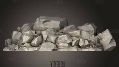 Призрачные Фейри Разбрасывают Зазубренные Камни 3d stl модель для ЧПУ