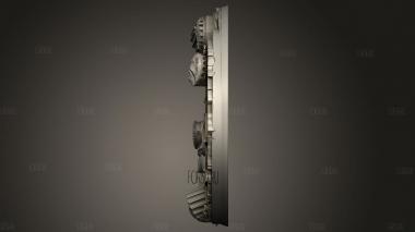 Овальный 3d stl модель для ЧПУ
