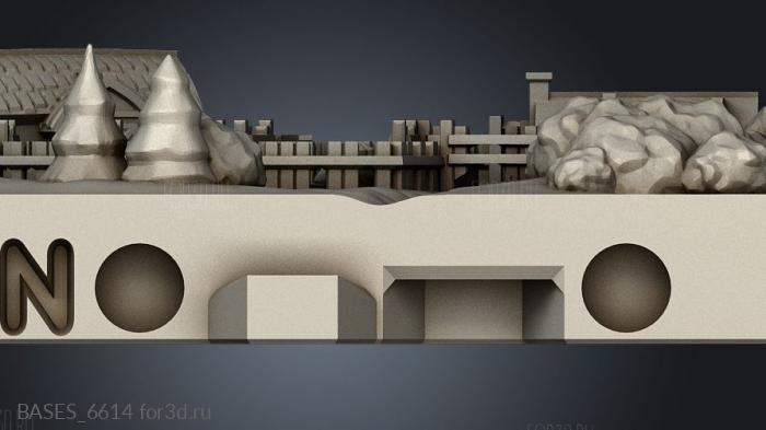 BASES_6614 stl model for CNC