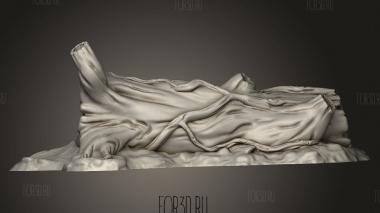 Мертвое дерево,Лежащее 3d stl модель для ЧПУ