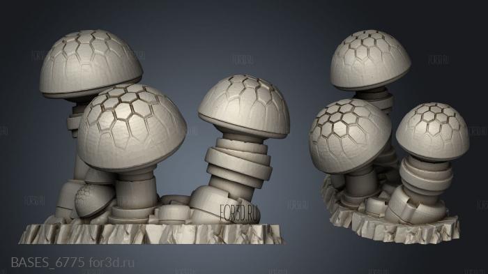 Backer Gifts Data Shrooms stl model for CNC