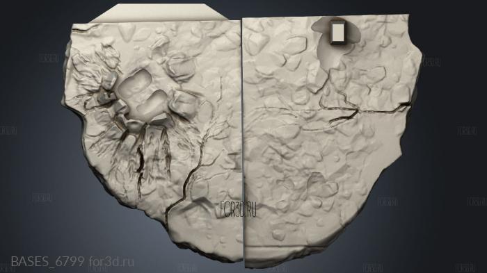 Battle Michelangelo stl model for CNC