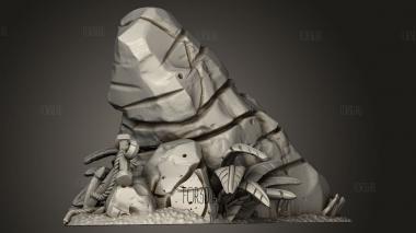 Пляжное Якорное Дерево 3d stl модель для ЧПУ