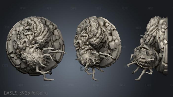 Bleed Feeder Skulls stl model for CNC