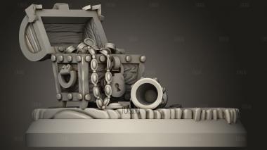 Шкатулка Янтарного Грозового Облака 3d stl модель для ЧПУ