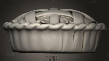 Коренастый Человеческий пирог 3d stl модель для ЧПУ