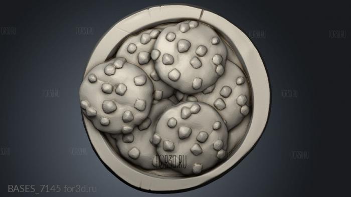 Chunky Humans plate cookies stl model for CNC