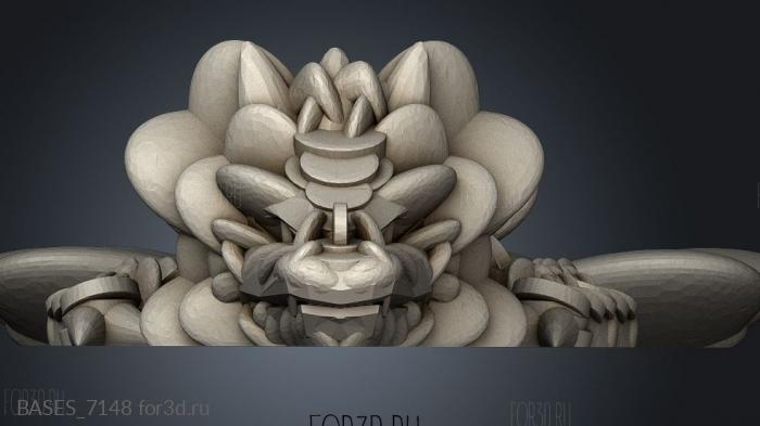 Cinderwing Lucky Clover Dragon Straight stl model for CNC