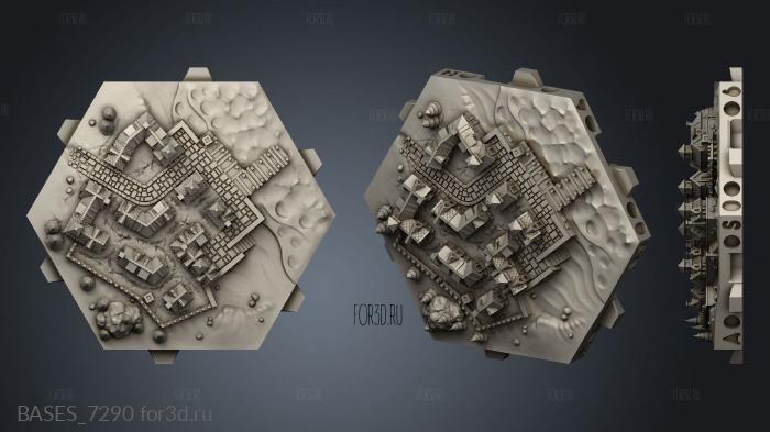 Coastal Settlements stl model for CNC