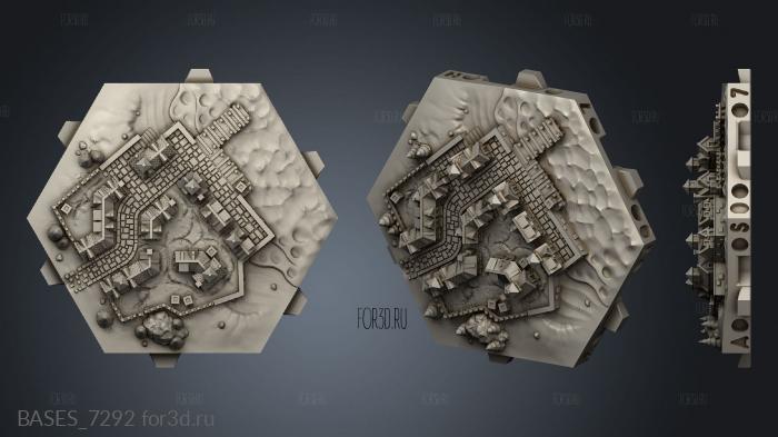 Coastal Settlements stl model for CNC